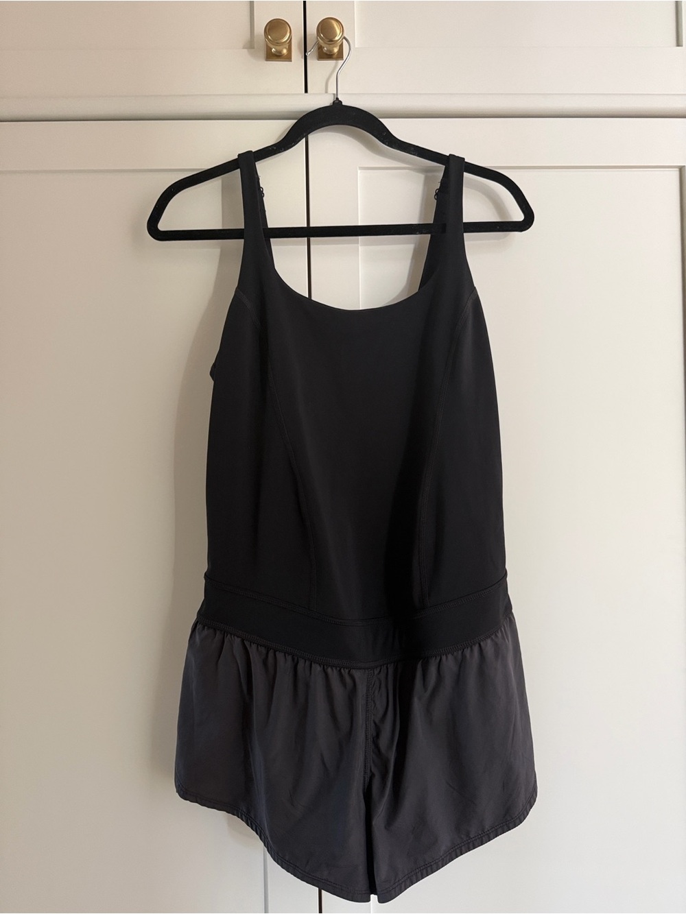Black Runsie Romper Hatch x Free People Maternity